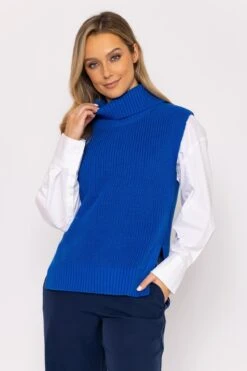 Rib Slipover In Cobalt