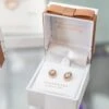 Rose Gold Marquise Cut Earrings -Fashion Clothing Accessories Store carraig donn rose gold marquise cut earrings 154582