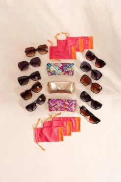 Round Lens Sunglasses With Arm Detail -Fashion Clothing Accessories Store carraig donn round lens sunglasses with arm detail 184697