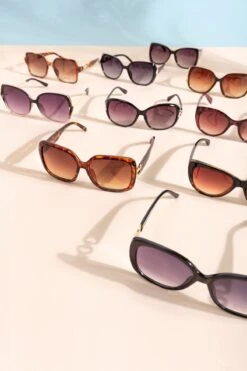 Round Lens Sunglasses With Arm Detail -Fashion Clothing Accessories Store carraig donn round lens sunglasses with arm detail 286675