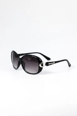 Round Lens Sunglasses With Arm Detail