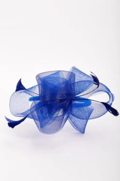Blue Hairband Fascinator With Feathers -Fashion Clothing Accessories Store carraig donn royal blue hairband fascinator with feathers 292332