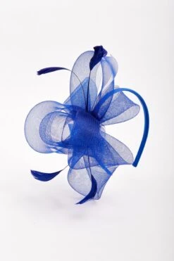 Blue Hairband Fascinator With Feathers -Fashion Clothing Accessories Store carraig donn royal blue hairband fascinator with feathers 946865