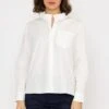 Ruffle Shirt In White -Fashion Clothing Accessories Store carraig donn ruffle shirt in white 734970