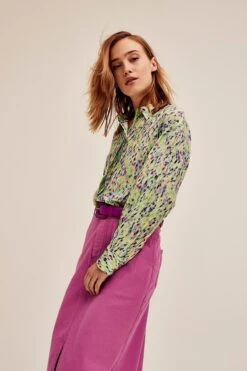 Ruttens Shirt In Green Print -Fashion Clothing Accessories Store carraig donn ruttens shirt in green print 476487