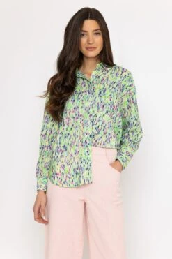 Ruttens Shirt In Green Print