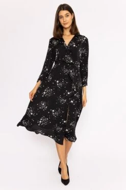 Sara Dress In Star Print -Fashion Clothing Accessories Store carraig donn sara dress in star print 662103
