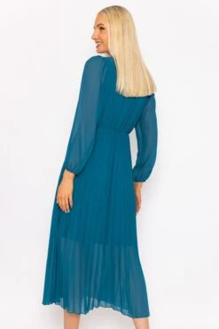 Sara Midi Dress In Teal -Fashion Clothing Accessories Store carraig donn sara midi dress in teal 258321