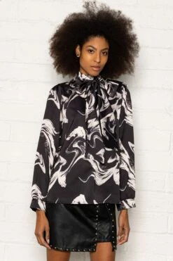 Sasha Blouse In Black -Fashion Clothing Accessories Store carraig donn sasha blouse in black 300023