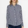 Satin Stripe Shirt In Navy 2 Satin Stripe Shirt In Navy -Fashion Clothing Accessories Store carraig donn satin stripe shirt in navy 919449