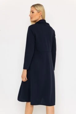 Scuba Roll Neck Midi Dress -Fashion Clothing Accessories Store carraig donn scuba roll neck midi dress 174994