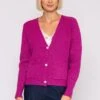 Short Cardigan In Magenta -Fashion Clothing Accessories Store carraig donn short cardigan in magenta 602318