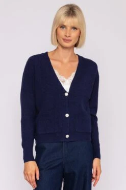 Short Cardigan In Navy
