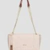 Shoulder Bag With Chain Strap In Cream -Fashion Clothing Accessories Store carraig donn shoulder bag with chain strap in cream 180358