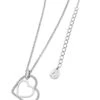 Silver Floating Heart Pendant -Fashion Clothing Accessories Store carraig donn silver floating heart pendant 124640