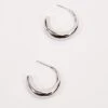 Silver Open Hoop Earrings -Fashion Clothing Accessories Store carraig donn silver open hoop earrings 241189