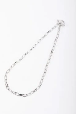Silver Tone T-Bar Necklace 8 Silver Tone T-Bar Necklace -Fashion Clothing Accessories Store carraig donn silver tone t bar necklace 157623