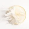 Sinamay Feather Fascinator In Cream -Fashion Clothing Accessories Store carraig donn sinamay feather fascinator in cream 278298