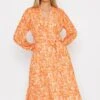 Sinead Midi Dress In Orange -Fashion Clothing Accessories Store carraig donn sinead midi dress in orange 596945