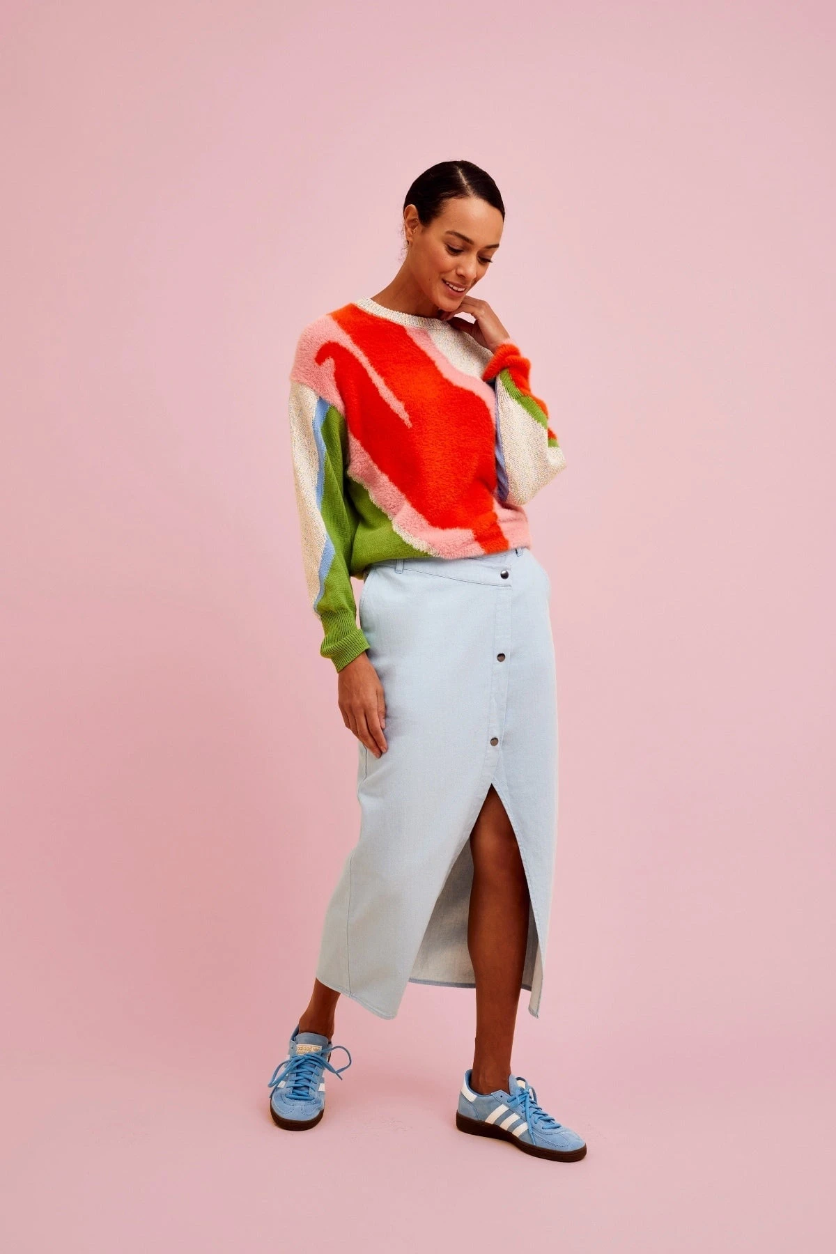 Skills Denim Skirt 9 Skills Denim Skirt - Image 7