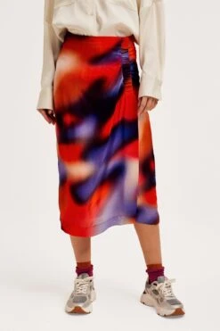 Skittle Midi Skirt In Multi Print 8 Skittle Midi Skirt In Multi Print -Fashion Clothing Accessories Store carraig donn skittle midi skirt in multi print 560166