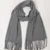 Soft Touch Scarf In Grey -Fashion Clothing Accessories Store carraig donn soft touch scarf in grey 737530
