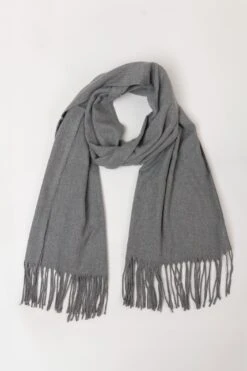 Soft Touch Scarf In Grey