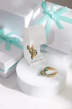 Spiral Green Earrings -Fashion Clothing Accessories Store carraig donn spiral green earrings 145311