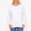 Spot Detail Knit In White -Fashion Clothing Accessories Store carraig donn spot detail knit in white 679484