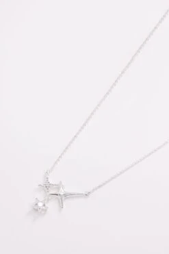 Star Necklace In Silver