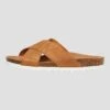 Vero Moda Stina Leather Sandals In Camel -Fashion Clothing Accessories Store carraig donn stina leather sandals in camel 258323