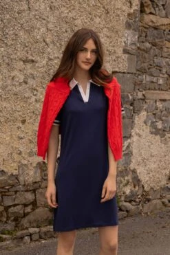 Stripe Collar Navy Mini Dress 18 Stripe Collar Navy Mini Dress -Fashion Clothing Accessories Store carraig donn stripe collar navy mini dress 819263