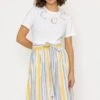 Stripe Midi Skirt -Fashion Clothing Accessories Store carraig donn stripe midi skirt 104497