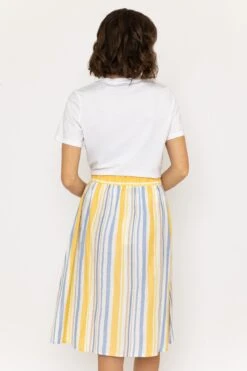 Stripe Midi Skirt -Fashion Clothing Accessories Store carraig donn stripe midi skirt 812303