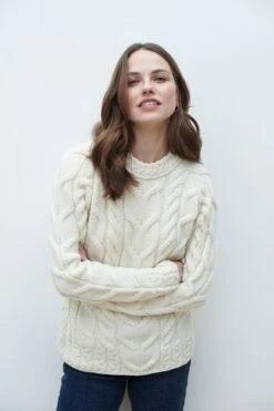 Super Soft Raglan Sweater In Cream