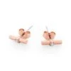 T-Bar Earrings In Rose Gold -Fashion Clothing Accessories Store carraig donn t bar bar earrings in rose gold 651688