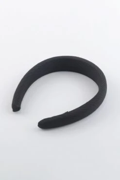 Textured Hairband In Black