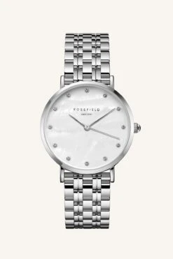 Rosefield The Upper East Side Silver Watch 8 Rosefield The Upper East Side Silver Watch -Fashion Clothing Accessories Store carraig donn the upper east side silver watch 342439