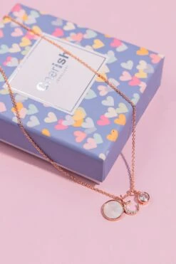 Y Initial Necklace In Rose Gold -Fashion Clothing Accessories Store carraig donn the y initial necklace in rose gold 845332