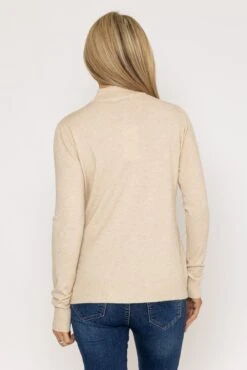 Turtleneck Knit In Beige -Fashion Clothing Accessories Store carraig donn turtleneck knit in beige 830731