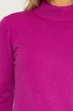 Turtleneck Knit In Magenta -Fashion Clothing Accessories Store carraig donn turtleneck knit in magenta 785207