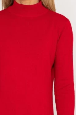Turtleneck Knit In Red 8 Turtleneck Knit In Red -Fashion Clothing Accessories Store carraig donn turtleneck knit in red 929173