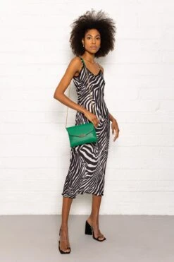 Valentina Midi Dress In Zebra Print -Fashion Clothing Accessories Store carraig donn valentina midi dress in zebra print 246626