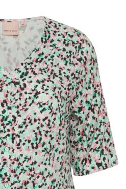 Viscose Dress In Green Print -Fashion Clothing Accessories Store carraig donn viscose dress in green print 925717