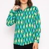 Viscose Shirt In Green Print 1 Viscose Shirt In Green Print -Fashion Clothing Accessories Store carraig donn viscose shirt in green print 471530