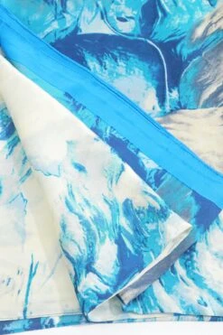 Watercolour Scarf In Blue -Fashion Clothing Accessories Store carraig donn watercolour scarf 282954