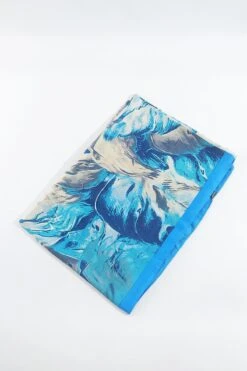 Watercolour Scarf In Blue -Fashion Clothing Accessories Store carraig donn watercolour scarf 337692