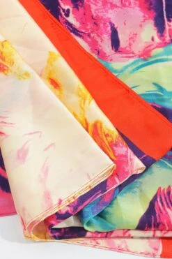 Watercolour Scarf In Red -Fashion Clothing Accessories Store carraig donn watercolour scarf in red 961993