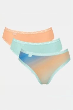 Sloggi Weekend Brief 3 Pack In Blue