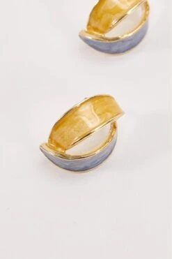 Yellow And Grey Earrings -Fashion Clothing Accessories Store carraig donn yellow and grey earrings 374603